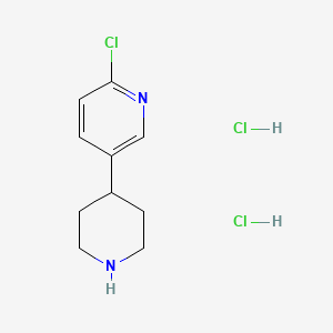 2-Chloro-5-(piperidin-4-yl)pyridinedihydrochloride