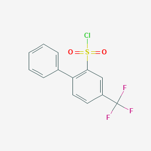 4-(Trifluoromethyl)-[1,1'-biphenyl]-2-sulfonyl chloride