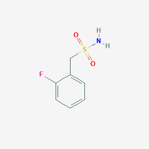 molecular formula C7H8FNO2S B1358356 (2-Fluorophenyl)methanesulfonamide CAS No. 919354-36-2