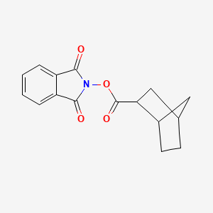 molecular formula C16H15NO4 B13583574 1,3-Dioxoisoindolin-2-YL bicyclo[2.2.1]heptane-2-carboxylate 