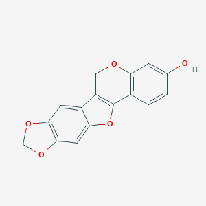 molecular formula C16H10O5 B135836 脱氢木豆黄酮 CAS No. 59901-98-3
