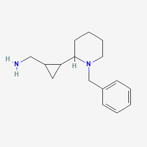 (2-(1-Benzylpiperidin-2-yl)cyclopropyl)methanamine