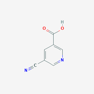 molecular formula C7H4N2O2 B1358369 5-Cyanonicotinic acid CAS No. 887579-62-6