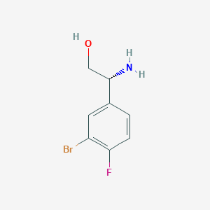 (r)-2-Amino-2-(3-bromo-4-fluorophenyl)ethan-1-ol