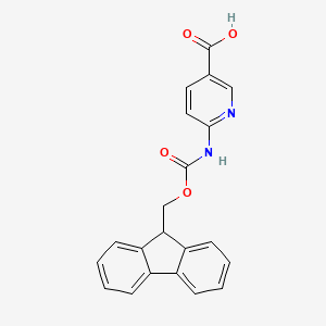 6-((((9H-Fluoren-9-yl)methoxy)carbonyl)amino)nicotinic acid