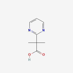 2-Methyl-2-(pyrimidin-2-yl)propanoic acid