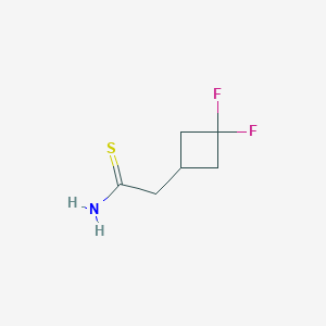 2-(3,3-Difluorocyclobutyl)ethanethioamide