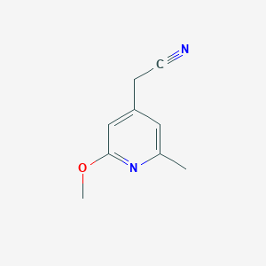 2-(2-Methoxy-6-methylpyridin-4-yl)acetonitrile