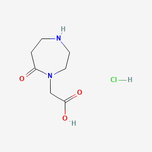 2-(7-Oxo-1,4-diazepan-1-yl)aceticacidhydrochloride