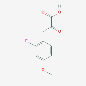 3-(2-Fluoro-4-methoxyphenyl)-2-oxopropanoic acid