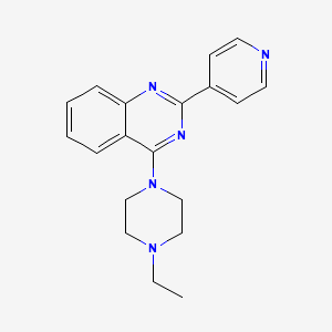 4-(4-Ethylpiperazin-1-yl)-2-(pyridin-4-yl)quinazoline