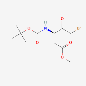 methyl(3R)-5-bromo-3-{[(tert-butoxy)carbonyl]amino}-4-oxopentanoate