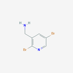 (2,5-Dibromopyridin-3-yl)methanamine