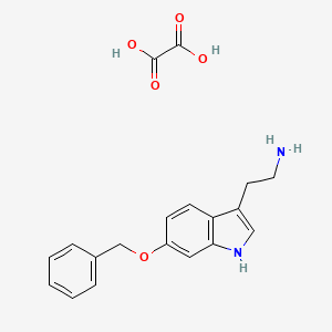 2-[6-(benzyloxy)-1H-indol-3-yl]ethan-1-amine,oxalicacid