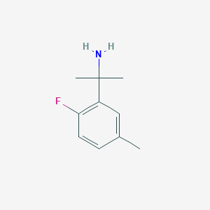 2-(2-Fluoro-5-methylphenyl)propan-2-amine