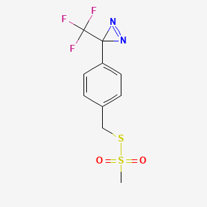 3-{4-[(methanesulfonylsulfanyl)methyl]phenyl}-3-(trifluoromethyl)-3H-diazirine