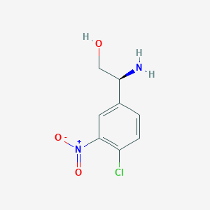 (s)-2-Amino-2-(4-chloro-3-nitrophenyl)ethan-1-ol