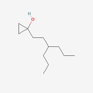 1-(3-Propylhexyl)cyclopropan-1-ol