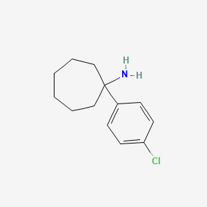 1-(4-Chlorophenyl)cycloheptan-1-amine