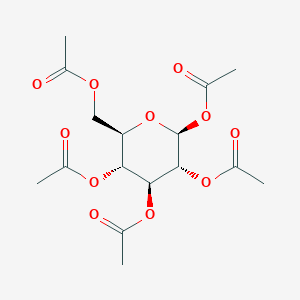 molecular formula C16H22O11 B013584 beta-D-Glucose pentaacetate CAS No. 604-69-3