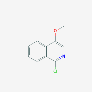 molecular formula C10H8ClNO B1358401 1-Chloro-4-methoxyisoquinoline CAS No. 3336-60-5
