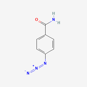 molecular formula C7H6N4O B1358404 4-Azidobenzamide CAS No. 88609-06-7