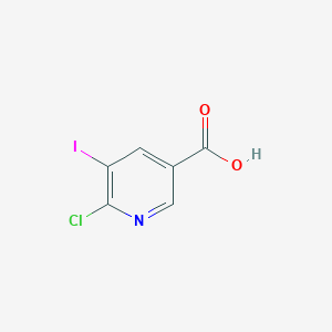 molecular formula C6H3ClINO2 B1358417 6-Chloro-5-iodonicotinic acid CAS No. 59782-87-5