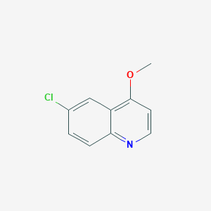 molecular formula C10H8ClNO B1358425 6-氯-4-甲氧基喹啉 CAS No. 676262-10-5
