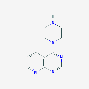 molecular formula C11H13N5 B1358432 4-(Piperazin-1-YL)pyrido[2,3-D]pyrimidine CAS No. 853680-99-6
