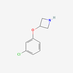 molecular formula C9H10ClNO B1358438 3-(3-Chlorophenoxy)azetidine CAS No. 868833-95-8