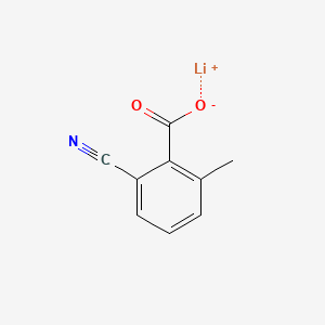 Lithium(1+)ion2-cyano-6-methylbenzoate