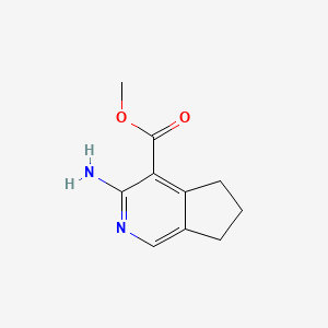 Methyl 3-Amino-6,7-dihydro-5H-cyclopenta[c]pyridine-4-carboxylate