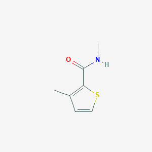 molecular formula C7H9NOS B1358445 N,3-二甲基噻吩-2-甲酰胺 CAS No. 56776-68-2