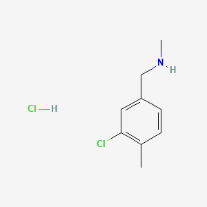 [(3-Chloro-4-methylphenyl)methyl](methyl)amine hydrochloride