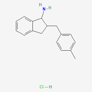 2-[(4-methylphenyl)methyl]-2,3-dihydro-1H-inden-1-aminehydrochloride