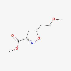 Methyl5-(2-methoxyethyl)-1,2-oxazole-3-carboxylate