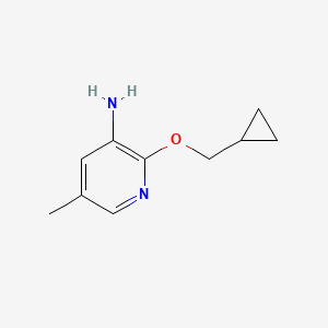 2-(Cyclopropylmethoxy)-5-methylpyridin-3-amine