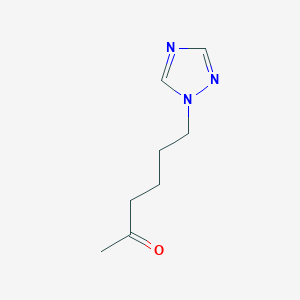 6-(1h-1,2,4-Triazol-1-yl)hexan-2-one