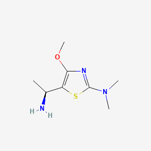 (S)-5-(1-Aminoethyl)-4-methoxy-N,N-dimethylthiazol-2-amine