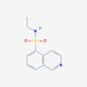 molecular formula C11H12N2O2S B13584543 N-ethylisoquinoline-5-sulfonamide CAS No. 84468-21-3