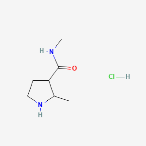 N,2-dimethylpyrrolidine-3-carboxamidehydrochloride,Mixtureofdiastereomers