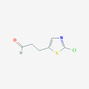 3-(2-Chlorothiazol-5-yl)propanal