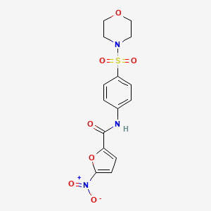 N-(4-morpholin-4-ylsulfonylphenyl)-5-nitrofuran-2-carboxamide