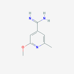 2-Methoxy-6-methylisonicotinimidamide