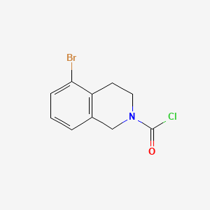 5-Bromo-1,2,3,4-tetrahydroisoquinoline-2-carbonylchloride