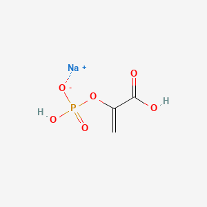 molecular formula C3H4NaO6P B1358474 Sodium 1-carboxyvinyl hydrogenphosphate CAS No. 53823-68-0