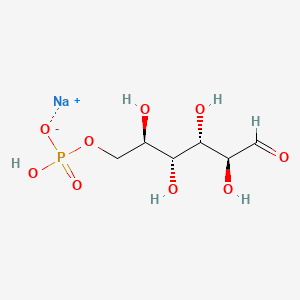 molecular formula C6H12NaO9P B1358479 Sodium mannose 6-phosphate CAS No. 70442-25-0