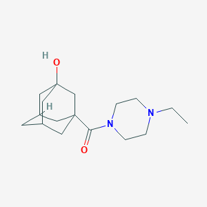 3-(4-Ethylpiperazine-1-carbonyl)adamantan-1-ol