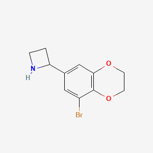 2-(8-Bromo-2,3-dihydrobenzo[b][1,4]dioxin-6-yl)azetidine