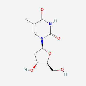 1-[4-Hydroxy-5-(hydroxymethyl)oxolan-2-yl]-5-methyl-1,3-dihydropyrimidine-2,4-dione